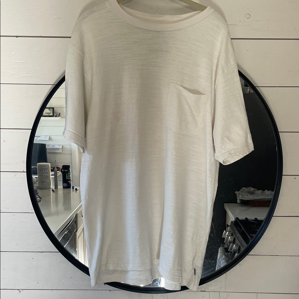 Brixton Tailored Fit Classic White Men's Slub T-Shirt - Large - Worn Once